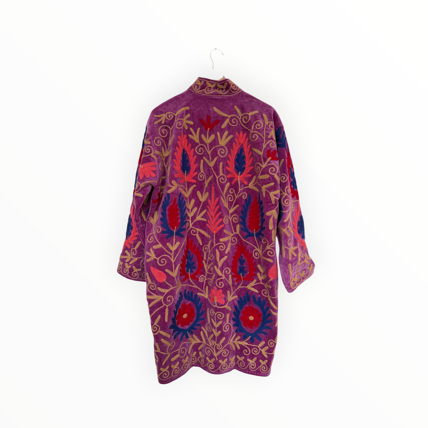 Mulberry Garden Velvet Medium Length Jacket