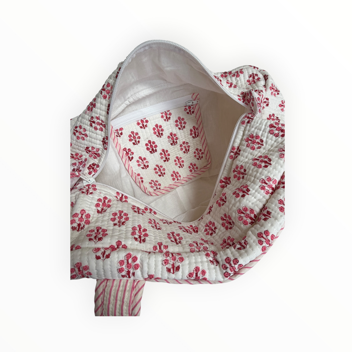 Raspberry Posy Mini Duffel
