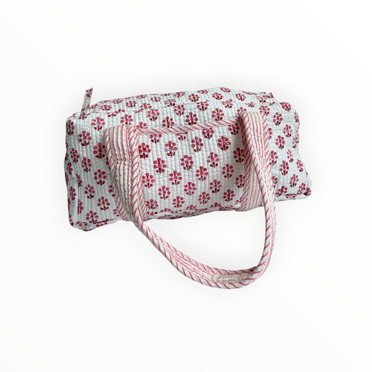Raspberry Posy Mini Duffel