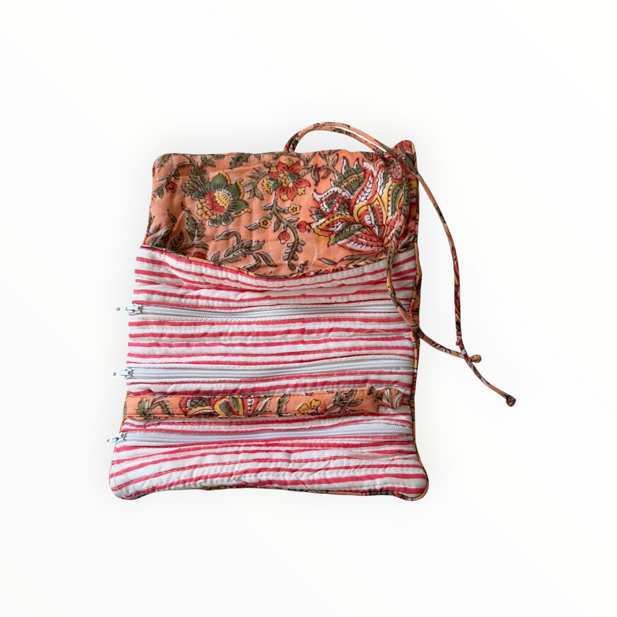 Coral Garden Jewelry Roll