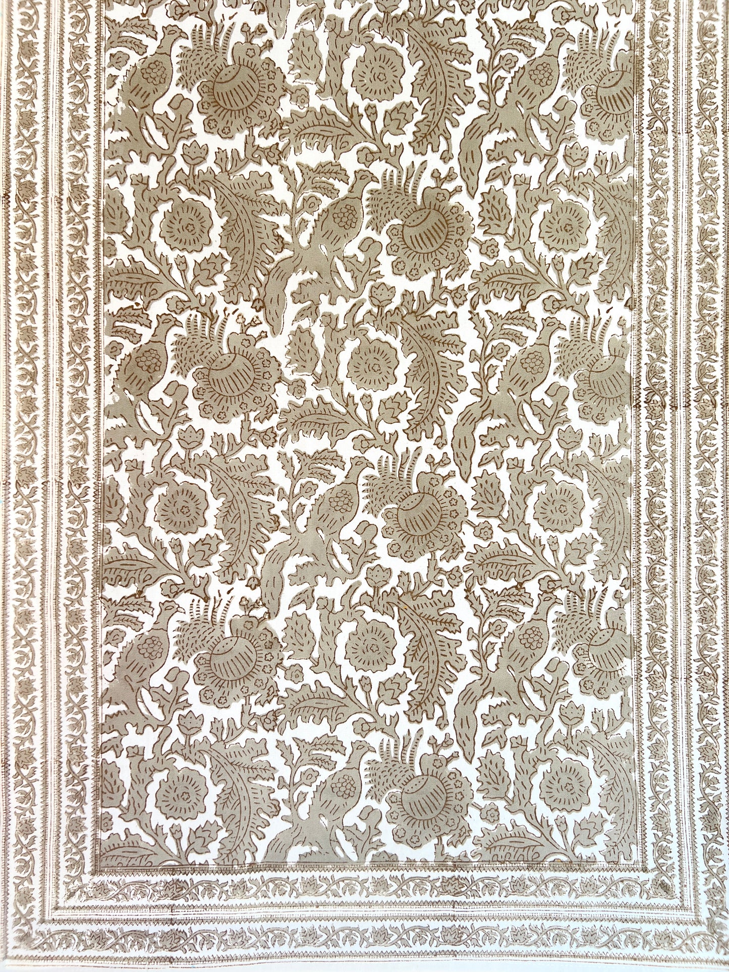 Desert Vine Taupe Table Runner (20" x 60")