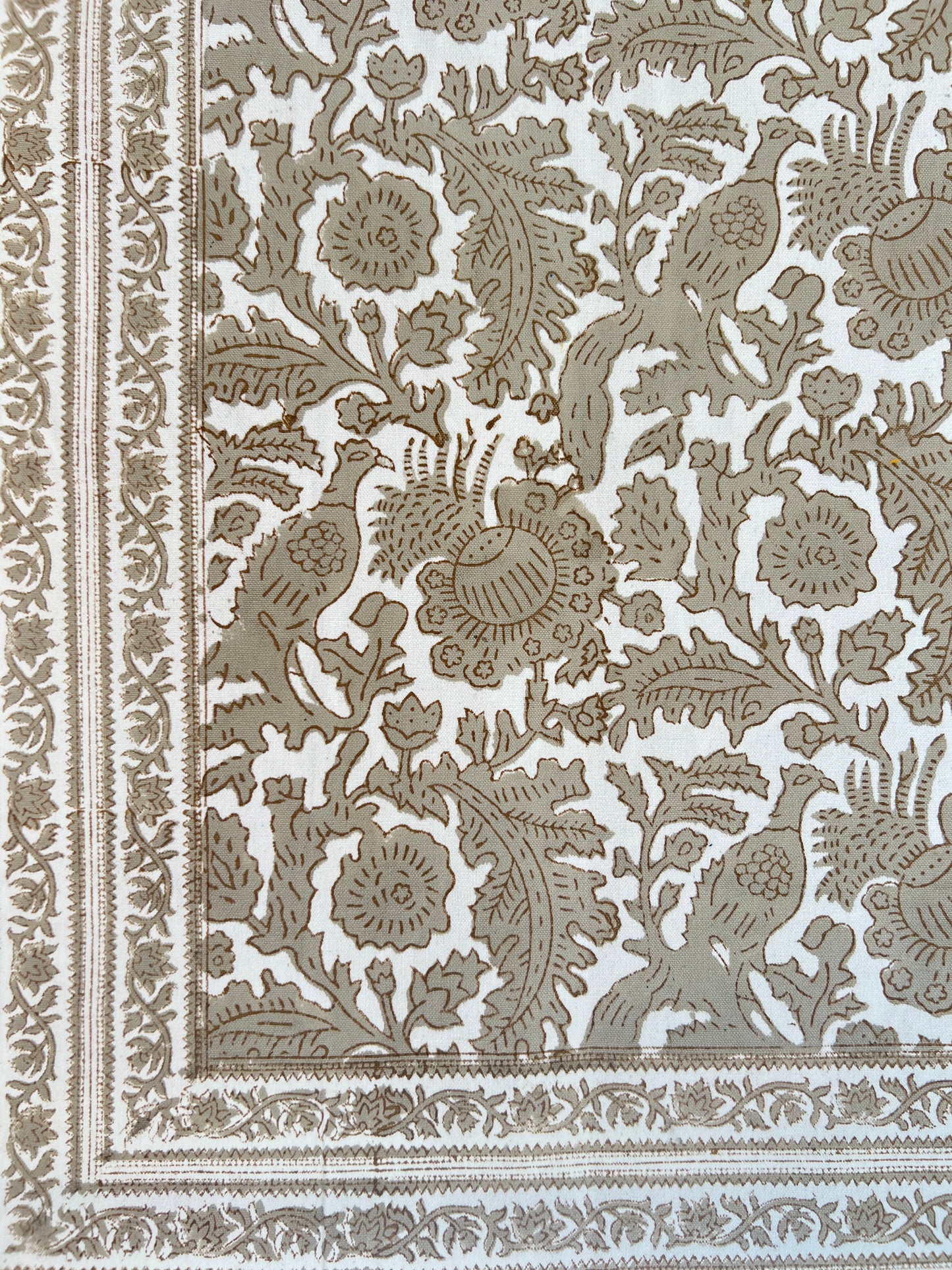 Desert Vine Taupe Table Runner (20" x 60")