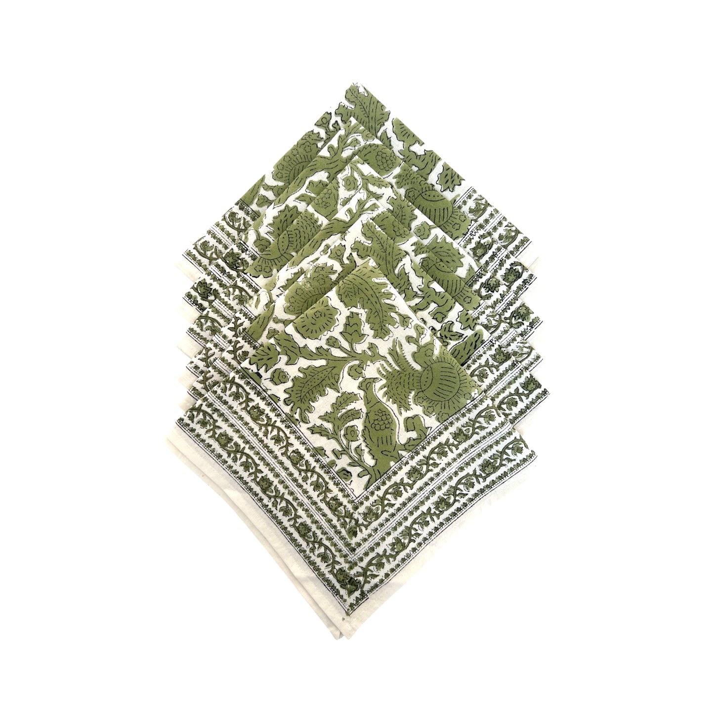 Mosswood Vine Green Napkins