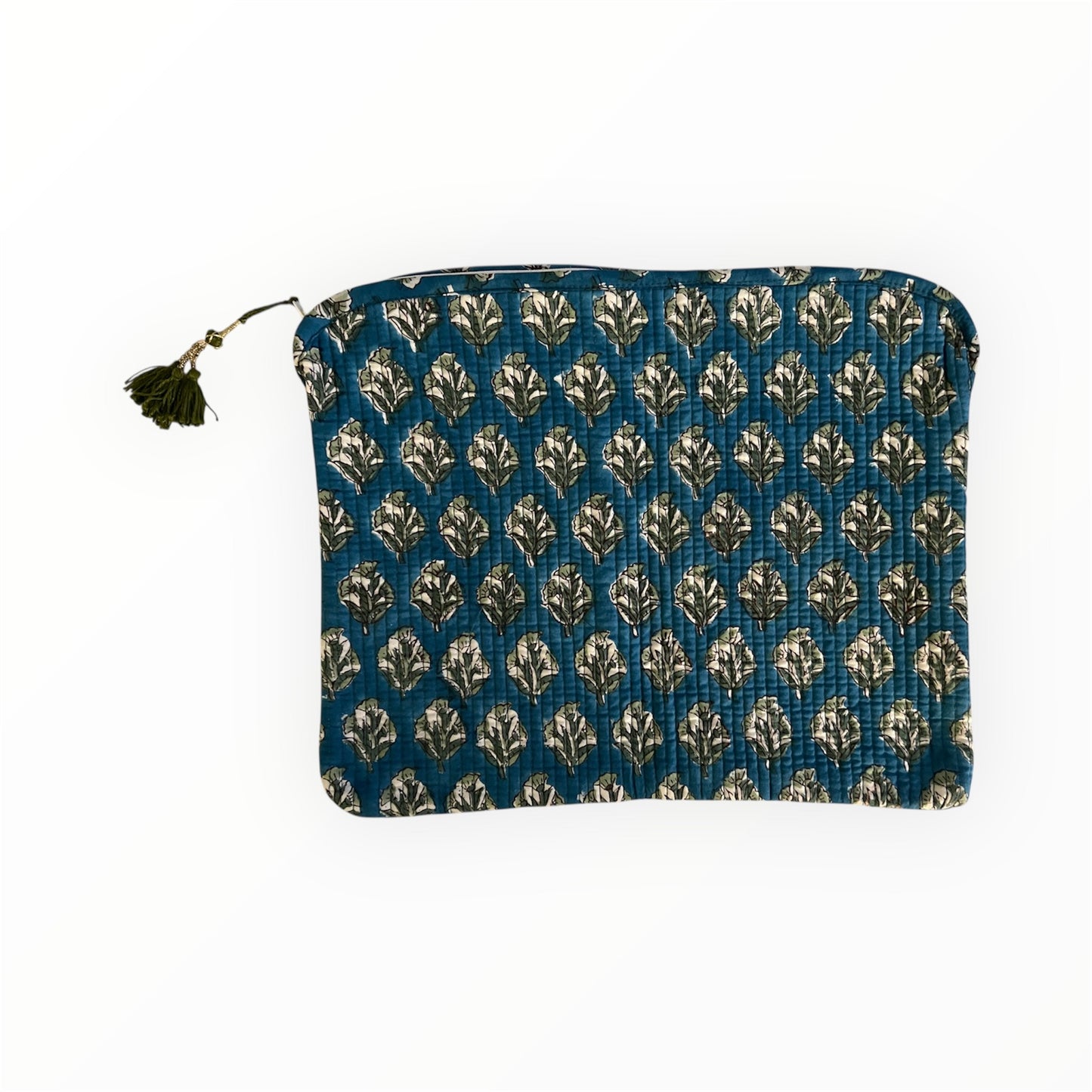Laptop Bag - Turquoise Blue Buti