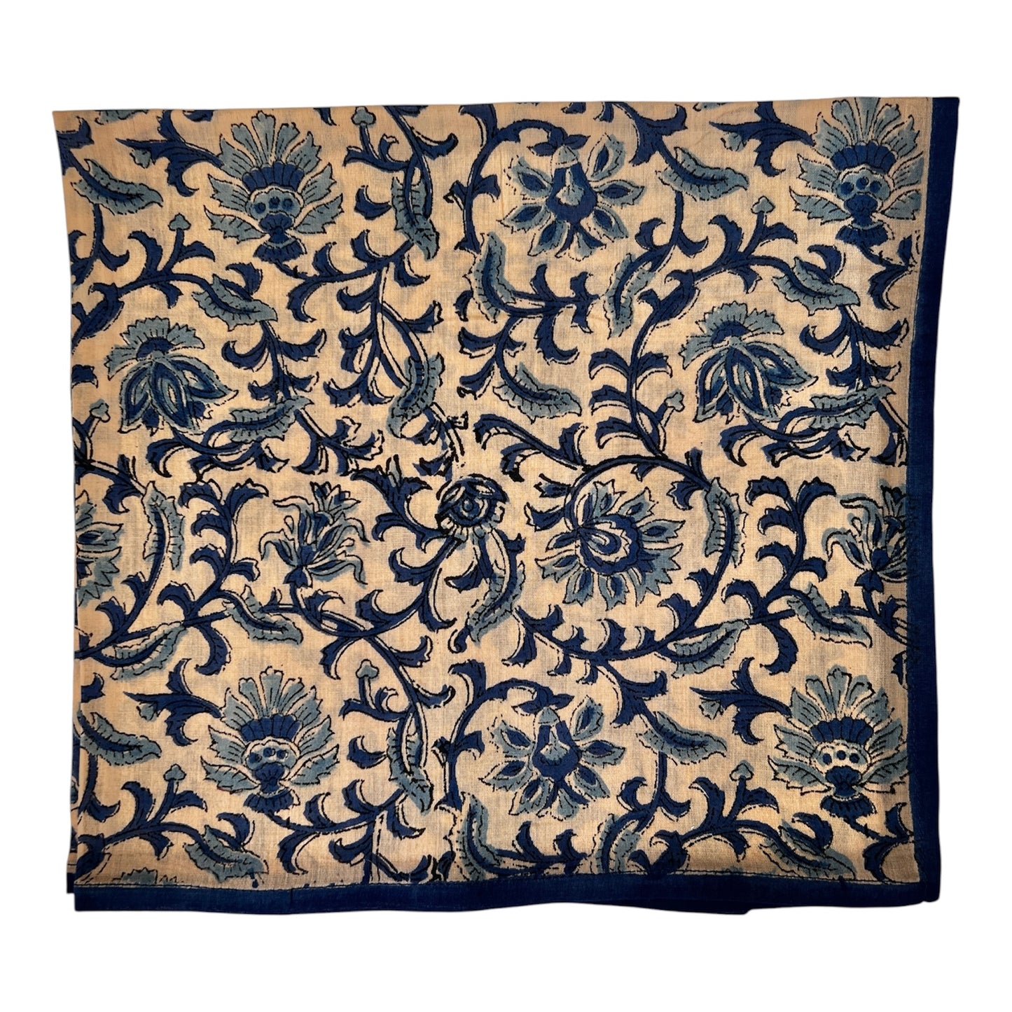 Blue Floral Jaal BANDANA