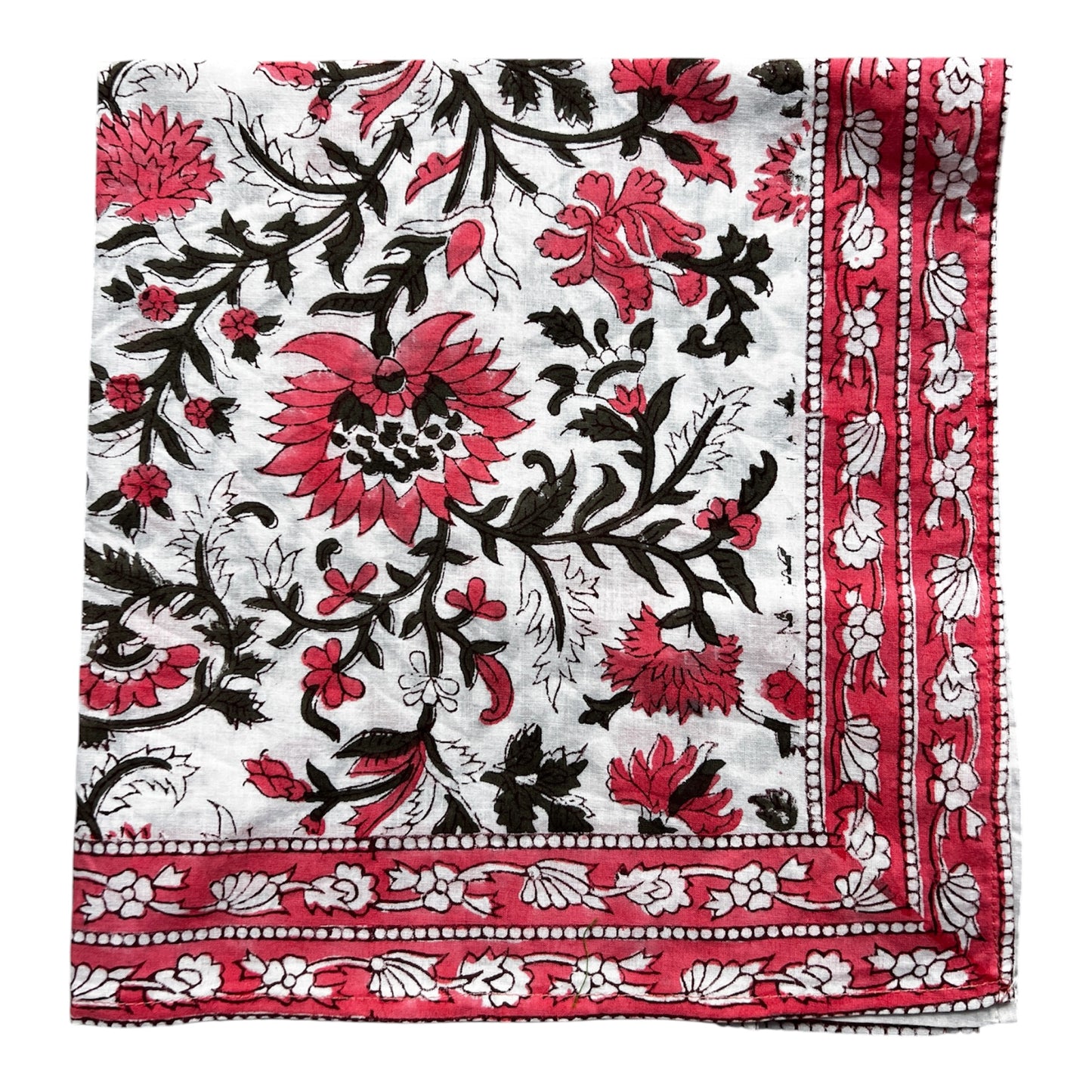 Pink Gray Vines BANDANA