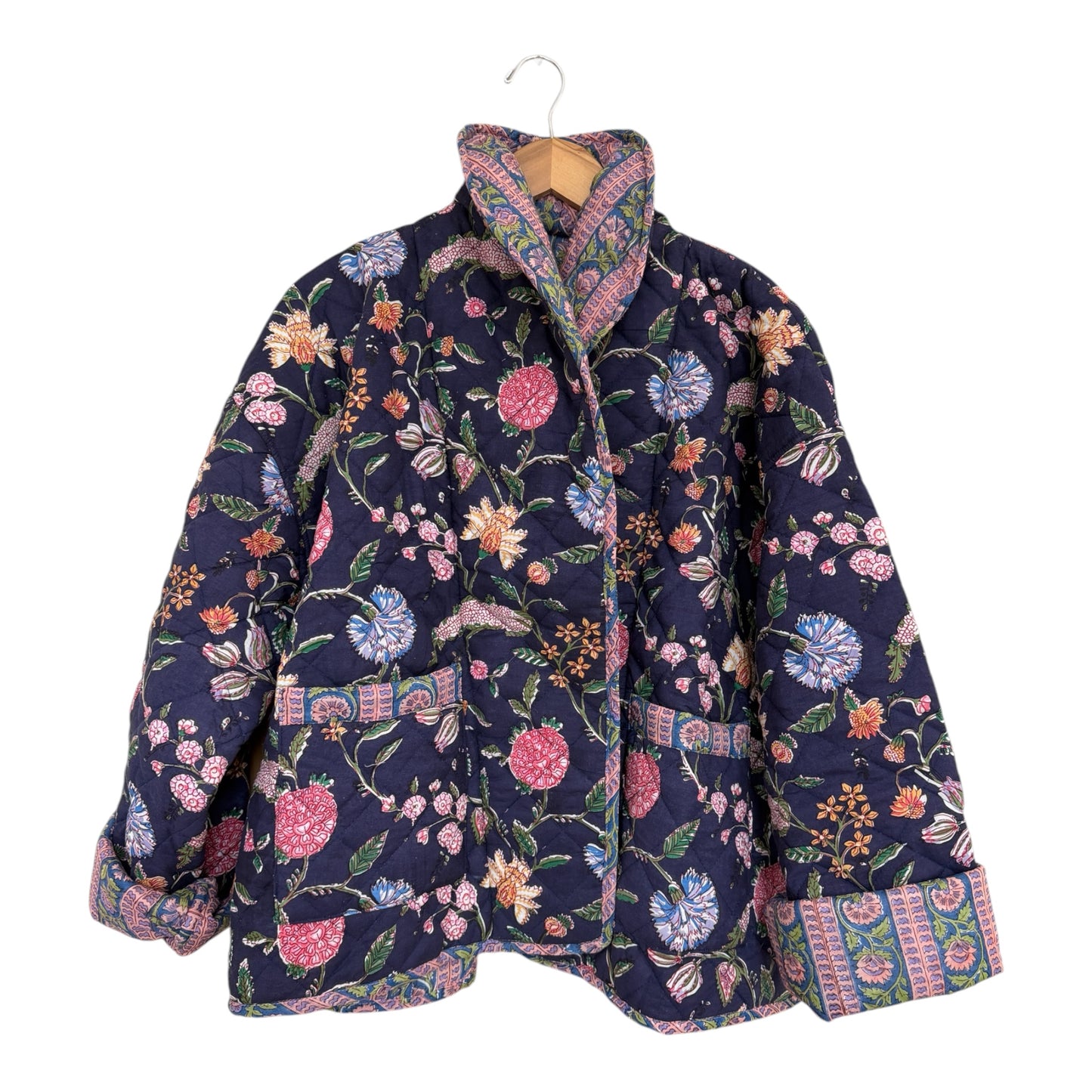Midnight Garden Quilted Jacket