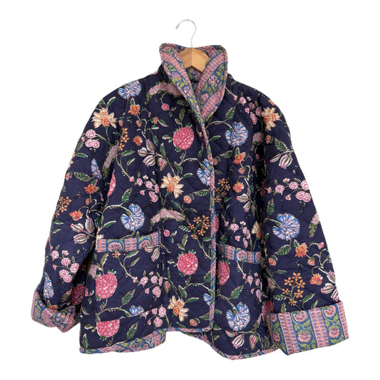 Midnight Garden Quilted Jacket