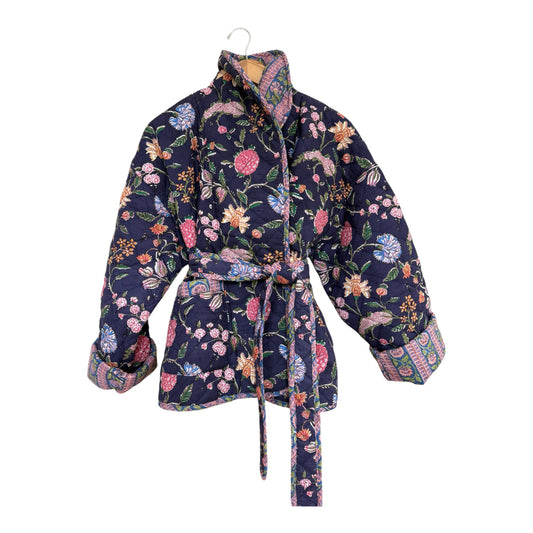 Midnight Garden Quilted Jacket