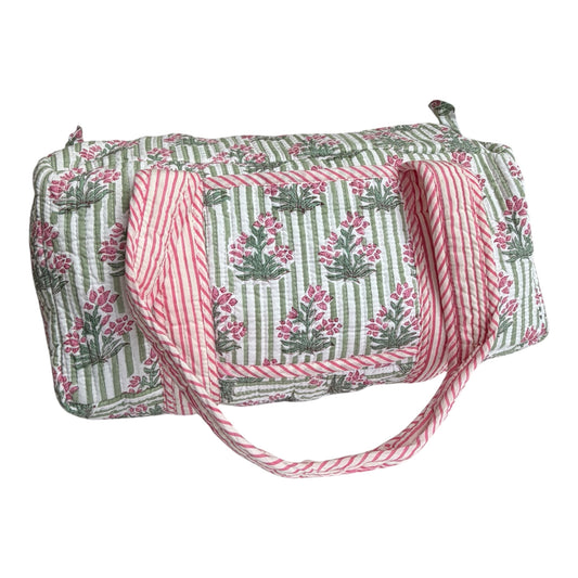 Green Verbena Mini Duffel