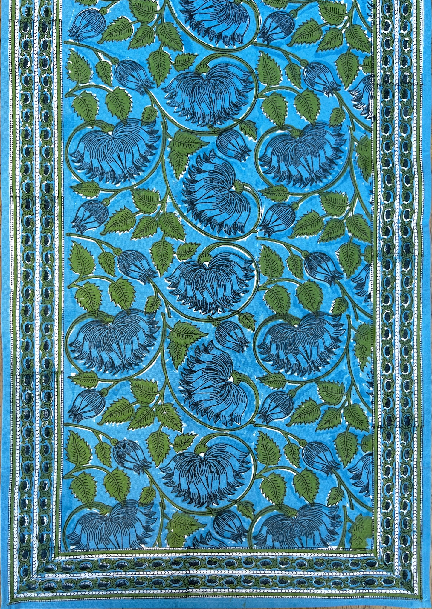 Lilly Blue Table Runner 20" x 60"
