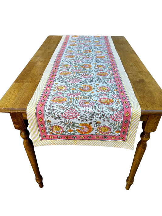 Clementine Table Runner 20" x 60"