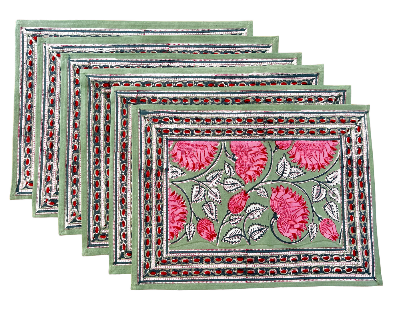 Lilly Green Placemats