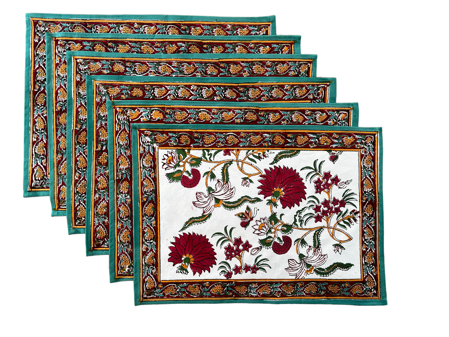 Lilly Red Placemats