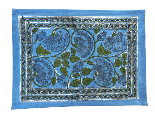 Lilly Blue Placemats