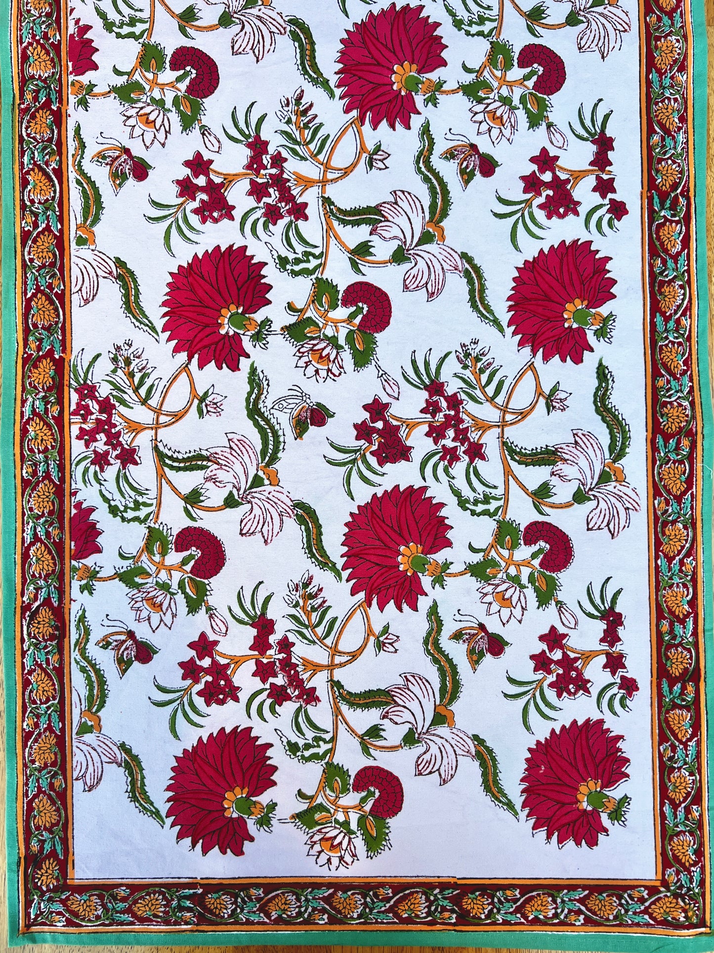 Lilly Red Table Runner 20" x 72"